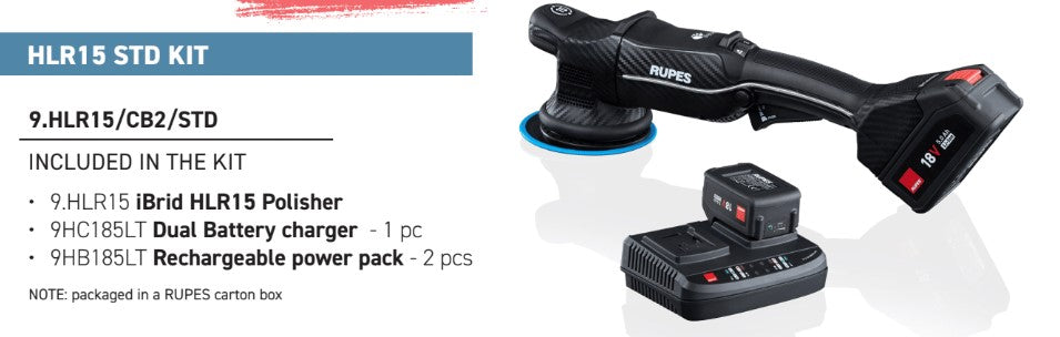 HLR15 & HLR21 Bigfoot iBrid Polishers